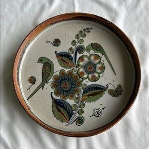 Ken Edwards signed Tonala Mexican Pottery. Shallow bowl. Measurement
